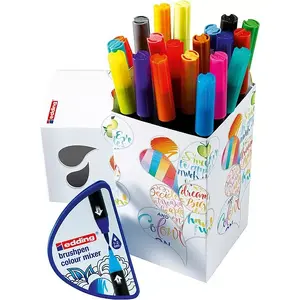 Marķieru komplekts Edding Colour Happy 20 gab., daudzkrāsainas tinte, kastītē