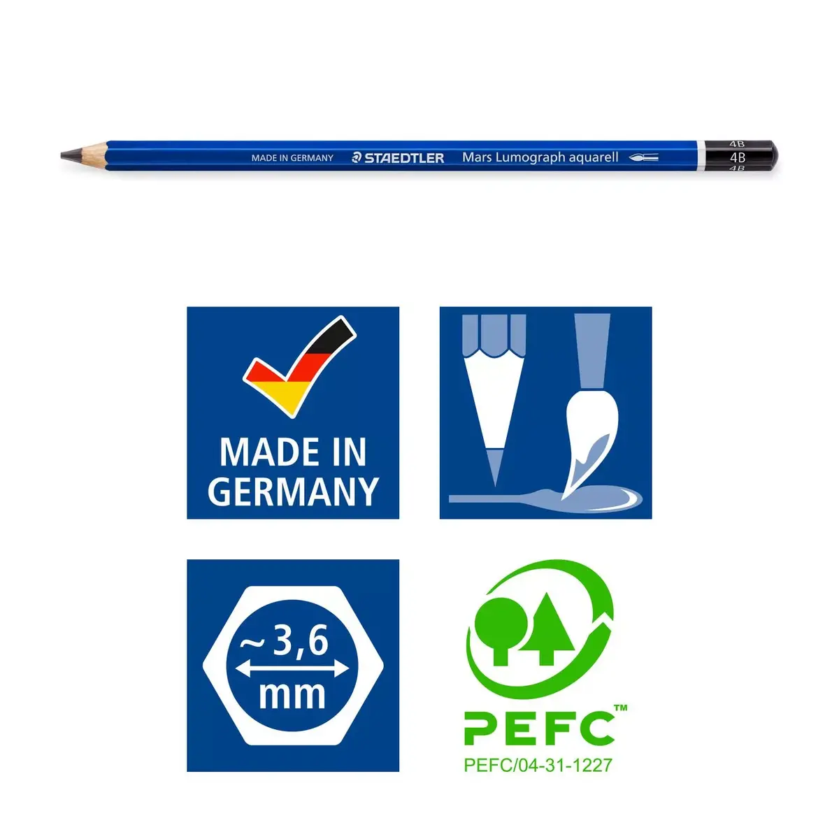 Graphite Pencil Staedtler 100A G6 Photo 6