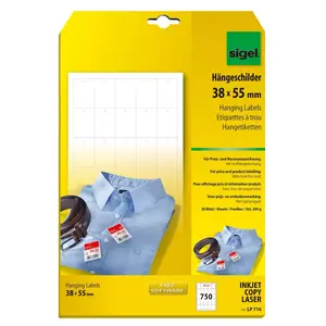 Printeru etiķete balta Sigel LP716