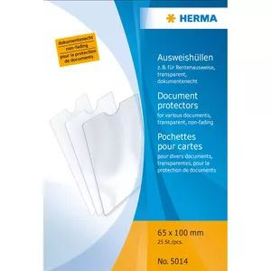 Sheet Protector HERMA 5014 65 x 100 mm Polypropylene (PP) 25 pcs