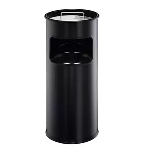 Round Metal Black Durable 3330 Diameter 26 cm Height 620 mm