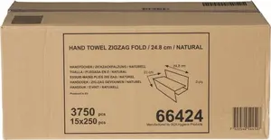 Paper hand towel Tork Falthandtuch 2-ply 25×23 cm, model 66424