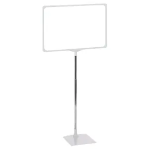 Franken PSM A3 12 Sign Holder and Information Stand, A3 Format, Metal and Plastic, Grey