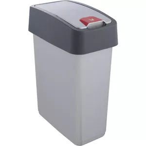 Trash Can keeeper 4052396022216 10 L Rectangular PVC Grey