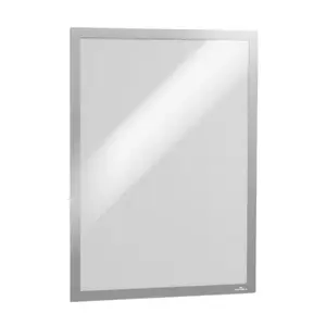 Frame holder Durable Duraframe A3 silver — hanging/wall-mountable display sleeve, grey