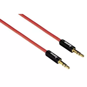Аудиокабель Hama 0.5m 3.5mm/3.5mm Красный