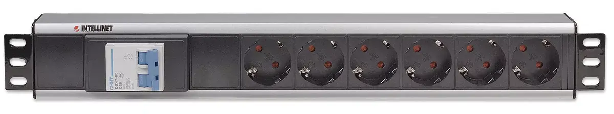Rackmount barošanas slēdzis Intellinet 19" 1.5U 6-veidu Photo 3