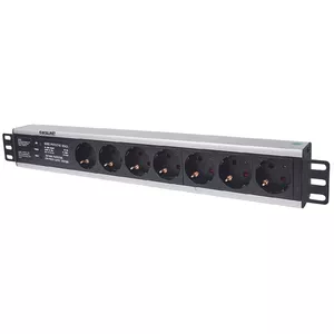 Rackmount barošanas slēdzis Intellinet 19" 1.5U 7-veidu Vācijas tips