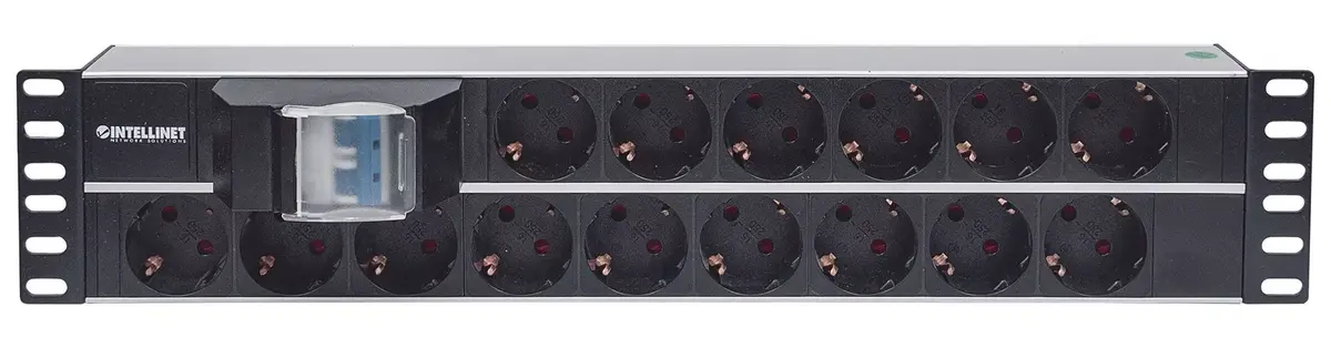 Сетевой фильтр Intellinet 19" 2U Rackmount 15-Way Photo 3
