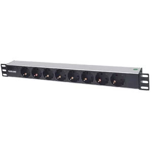 Rackmount barošanas slēdzis Intellinet 19" 1.5U 8-veidu Vācijas tips