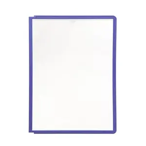 Frame Durable SHERPA A4 Display Panel, Violet, Polypropylene (PP), Pack of 5
