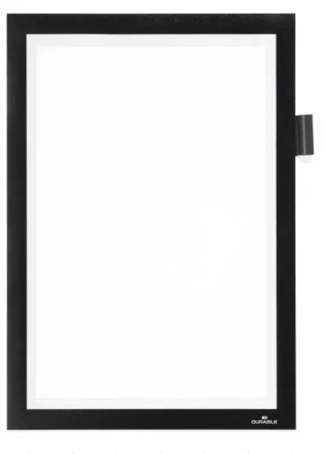 Magnētiskā rāmja A4 Durable 498901 melna