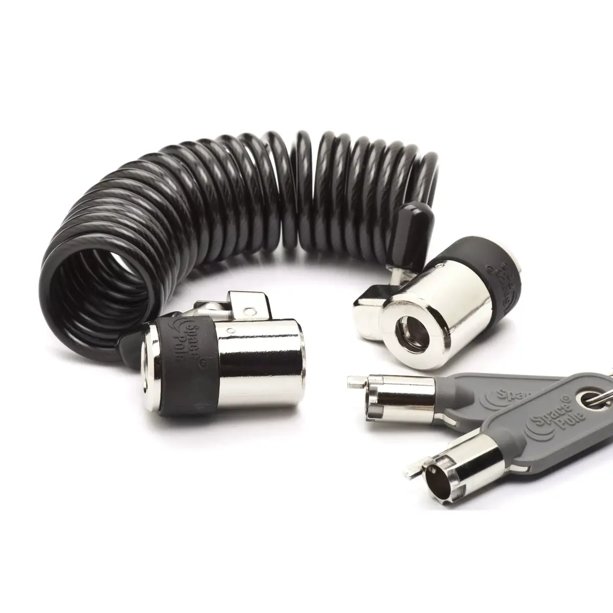 SpacePole ClickSafe Dual Lock спиральный кабель 1,5 м Photo 5