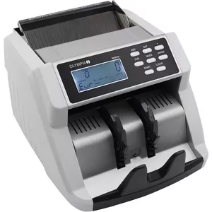 Banknote counting machine Olympia NC 570 — LED display, MicroSD slot, 325×244×154 mm, 5 kg, AC power, black/grey