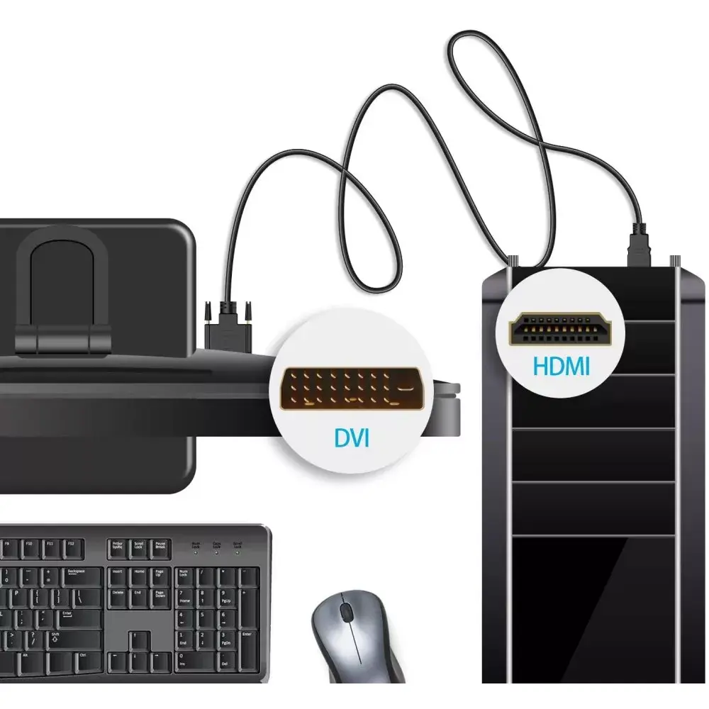 Video Cable HDMI to DVI-D ICOC HDMI-D-018 Photo 4