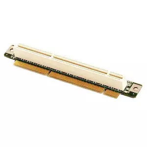 PCI‑X slot paplašinātājs Supermicro CSE-RR1U-XR — 1U 1‑slots 64‑bit PCI‑X (labā puse), 3.3 V ieeja