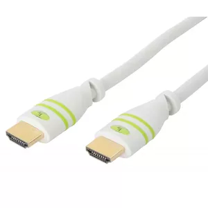 Techly 1m High Speed HDMI Cable with Ethernet A/A M/M White ICOC HDMI-4-010WH