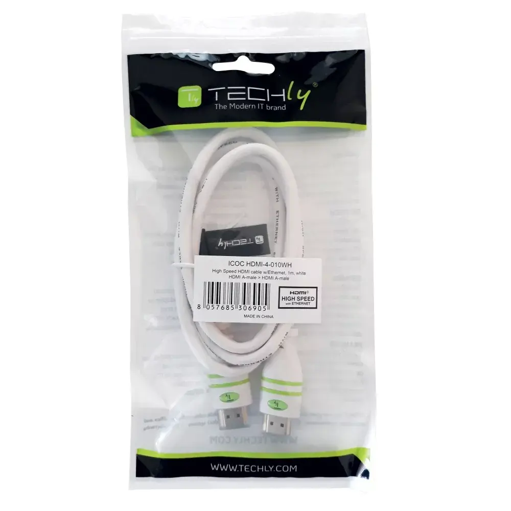 HDMI Cable Techly ICOC HDMI-4-010WH Photo 2