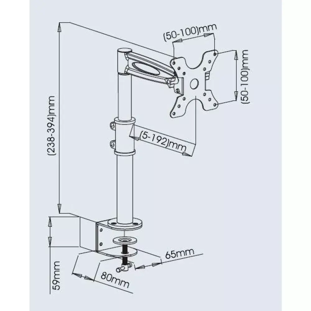 Desk Stand Techly ICA-LCD 501BK Photo 3