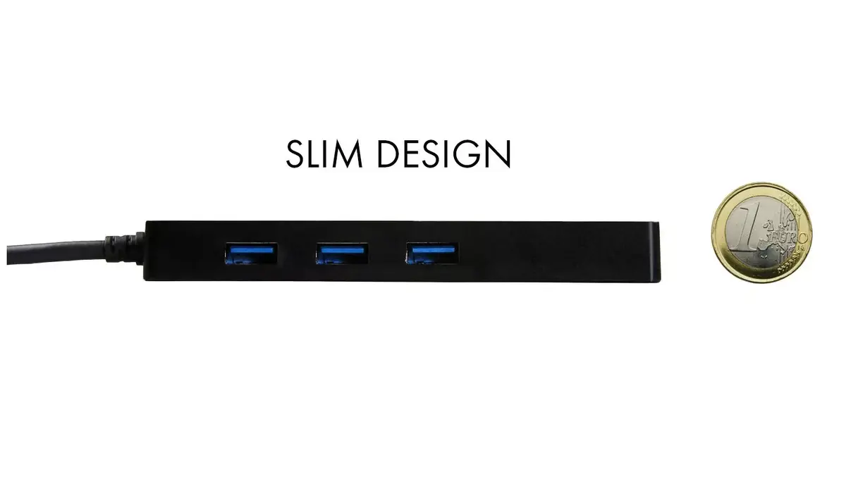 USB хаб i-tec Advance USB 3.0 Slim HUB 3 Port Photo 4