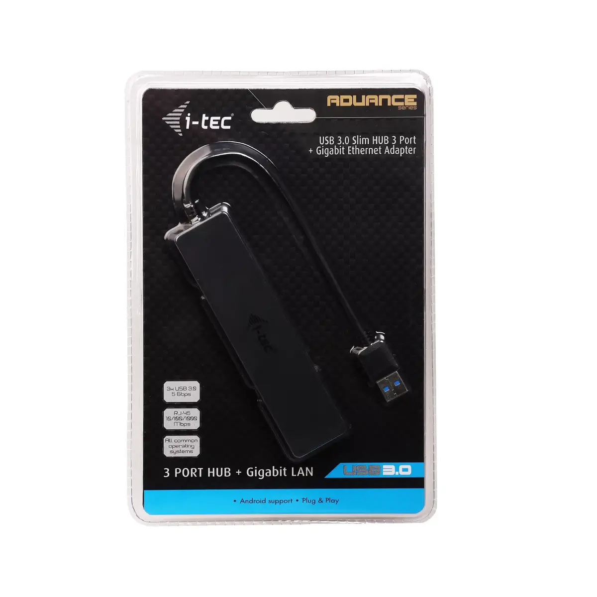 USB хаб i-tec Advance USB 3.0 Slim HUB 3 Port Photo 8