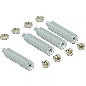 Development board accessory DELOCK 18215 — stainless steel, silver, depth 30 mm