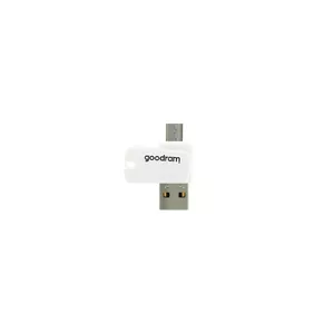Card reader GOODRAM AO20-MW01R11 — USB 2.0 / Micro-USB, MicroSD support, white