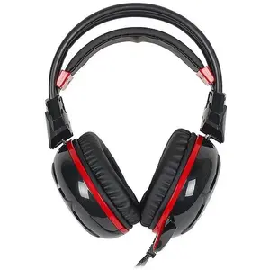 Vada auss komplekts A4Tech Bloody G300 — galvas siksna, supraaural, 20–20 000 Hz, kabelis 2,2 m, melni/sarkans