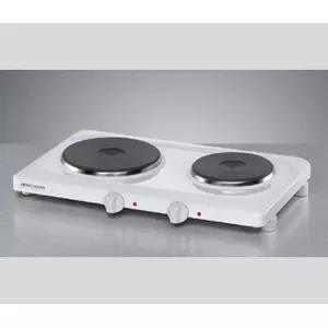 Hob Rommelsbacher THL 2597, White, 2 Zones, Sealed Plate