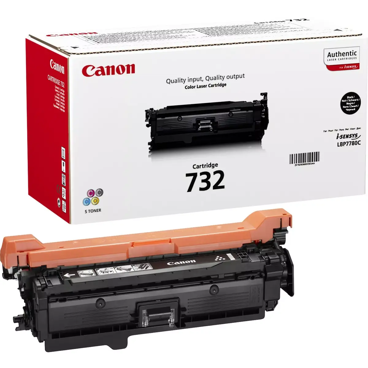 Toner Canon 732K — Original Black cartridge Photo 2