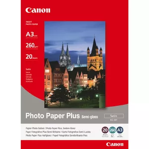 Photo Paper, Canon, SG-201 Semi-Gloss A3 - 20 Sheets
