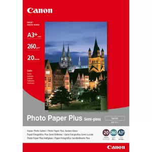 Photo Paper, Canon, SG-201 Semi-Gloss A3 Plus - 20 Sheets