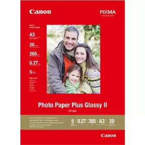 Photo Paper, Canon, PP-201 Glossy II A3 - 20 Sheets
