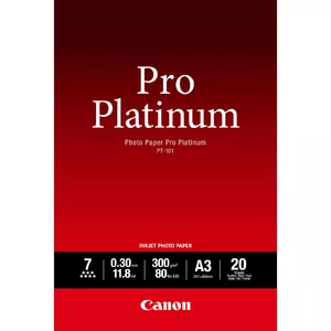 Photo Paper Canon PT-101 Pro Platinum A3 - 20 Sheets