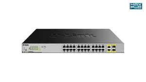 D-Link DGS-1026MP 24-Port Gigabit Unmanaged PoE Switch with 2 Combo Ports