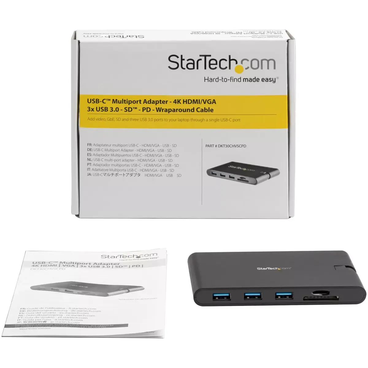 USB C Multiport Adapter StarTech.com DKT30CHVSCPD Photo 7
