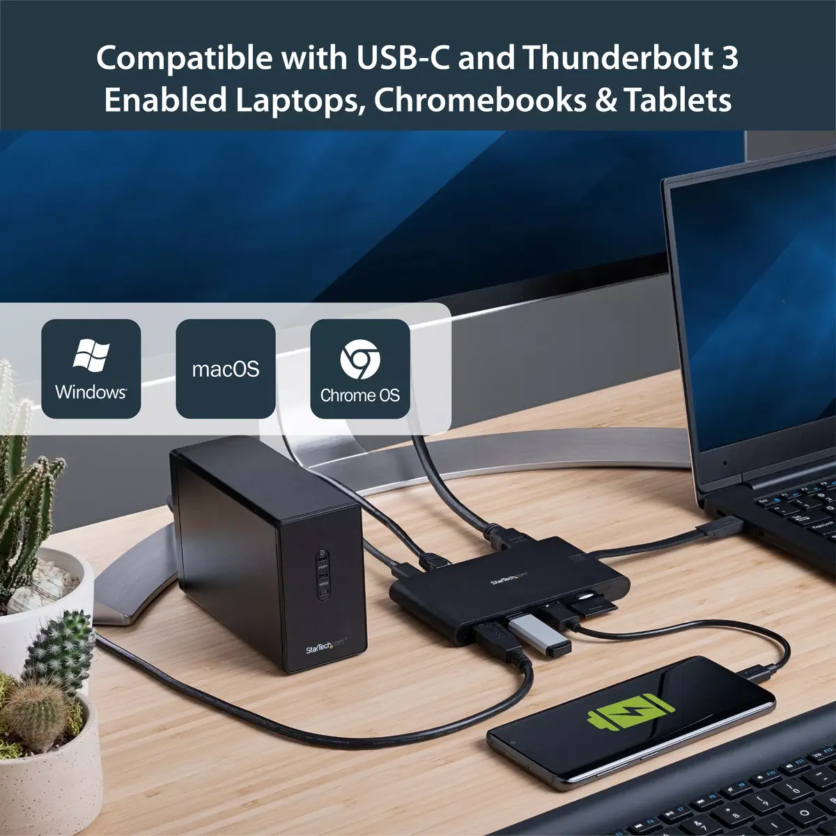 USB C Multiport Adapter StarTech.com DKT30CHVSCPD Photo 11