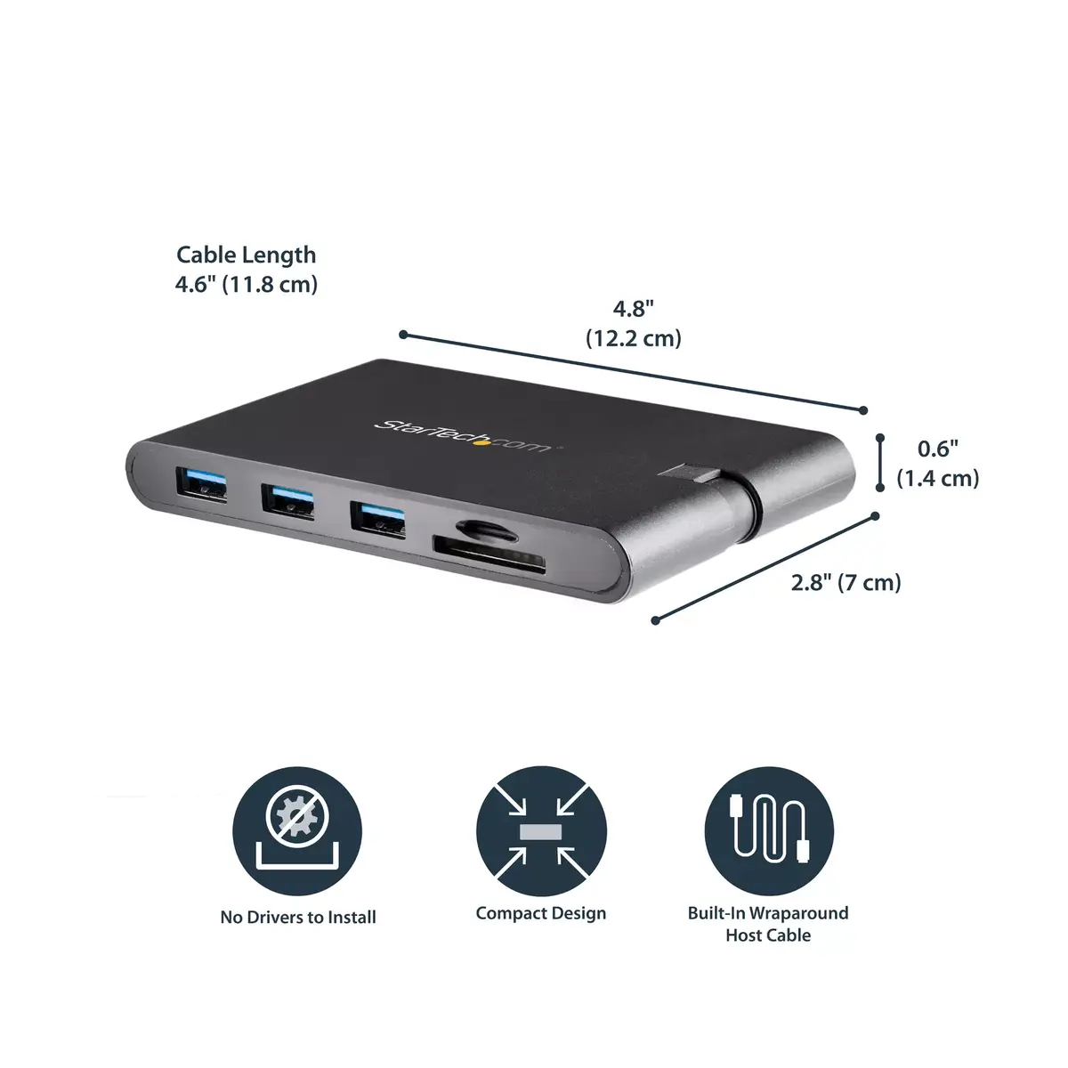 USB C Multiport Adapter StarTech.com DKT30CHVSCPD Photo 12