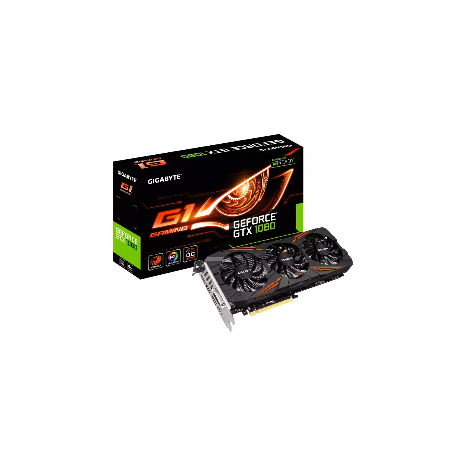 Gigabyte GeForce GTX 1080 G1 GV-N1080G1 GAMING-8GD | AiO.lv