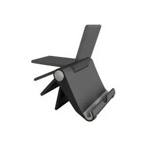 Tablet and Smartphone Holder Renkforce 29215c23a — adjustable, black
