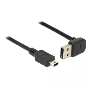 USB Cable DeLOCK 1m USB 2.0-A to Mini-USB B Black