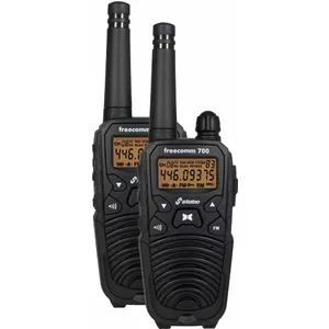 Портативная радиостанция PMR Stabo Freecomm 700 (20700) — 16 каналов, набор из 2 шт.
