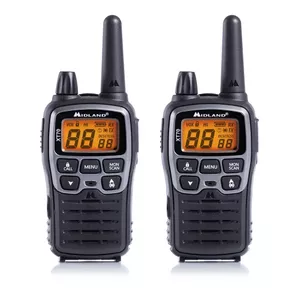 Midland XT70 рация 24 канала 446.00625 - 446.09375 MHz Черный, Серый