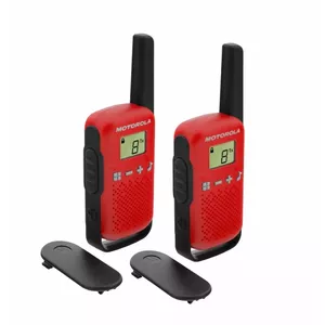 Motorola TALKABOUT T42 rācija 16 kanāli Melns, Sarkans