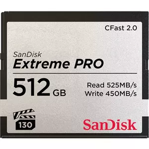 Flash Memory SanDisk Extreme Pro 512 GB CFast 2.0 SDCFSP-512G-G46D