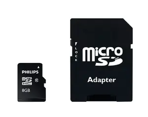 MicroSD card Philips 8GB interface FM08MP45B/10
