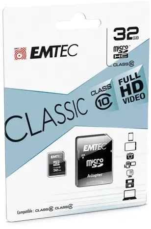 Карта памяти MicroSD Emtec 32GB ECMSDM32GHC10CG Photo 2
