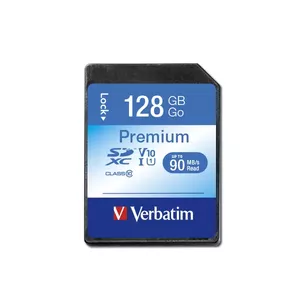 Flash Memory Verbatim Premium 128 GB SDXC Class 10 44025