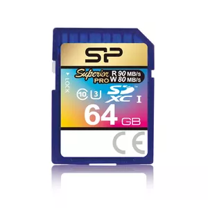 Flash Memory Silicon Power 64GB SDXC SPO64GBSDXCU3V10