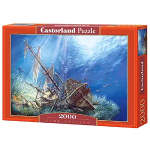 Пазл Castorland Sunk Galleon 2000 элементов — морская тематика, ширина 680 мм, возраст 9+